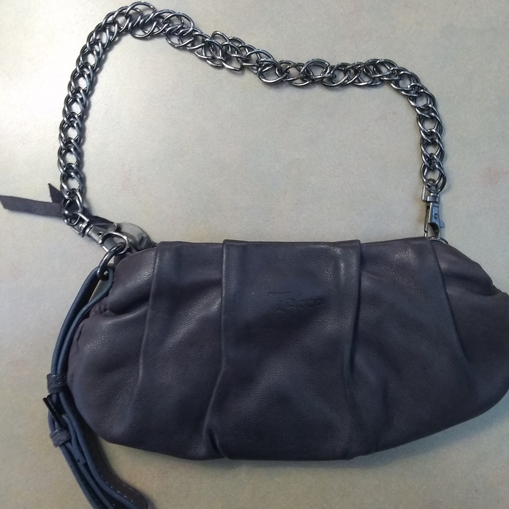 Jacco purple mini pochette lambskin leather bag